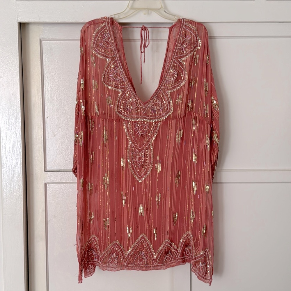Free People Beaded Tunic - S